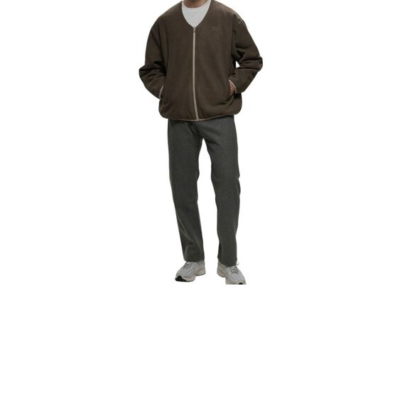 Gramicci Reversible Fleece Cardigan Grey Windbreaker US:M, Asia:L - Picture 3 of 8